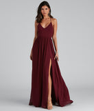 Shailene Lace Back Chiffon Formal Dress creates the perfect summer wedding guest dress or cocktail party dresss with stylish details in the latest trends for 2023!