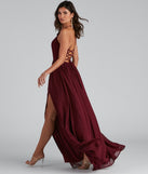 Shailene Lace Back Chiffon Formal Dress creates the perfect summer wedding guest dress or cocktail party dresss with stylish details in the latest trends for 2023!