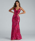 Lila Formal Open-Back Sequin Mermaid Dress provides a stylish summer wedding guest dress, the perfect dress for graduation, or a cocktail party look in the latest trends for 2024!
