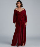 Britt Off-The-Shoulder Chiffon Formal Dress creates the perfect summer wedding guest dress or cocktail party dresss with stylish details in the latest trends for 2023!