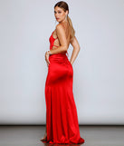 The Karasi Formal High Slit Mermaid Dress is a gorgeous pick as your 2023 prom dress or formal gown for wedding guest, spring bridesmaid, or army ball attire!