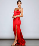 The Karasi Formal High Slit Mermaid Dress is a gorgeous pick as your 2023 prom dress or formal gown for wedding guest, spring bridesmaid, or army ball attire!