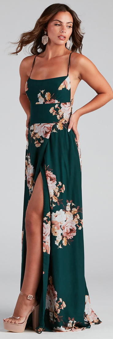 Zen Floral Chiffon Dress creates the perfect summer wedding guest dress or cocktail party dresss with stylish details in the latest trends for 2023!