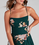 Zen Floral Chiffon Dress creates the perfect spring wedding guest dress or cocktail attire with stylish details in the latest trends for 2023!