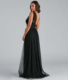 Jessy Swiss Dot Cowl A-Line Formal Dress creates the perfect summer wedding guest dress or cocktail party dresss with stylish details in the latest trends for 2023!