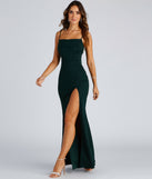 Anna Formal High-Slit Mermaid Dress provides a stylish spring wedding guest dress, the perfect dress for graduation, or a cocktail party look in the latest trends for 2024!