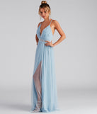 Estrella Lace Trim A-Line Formal Dress creates the perfect summer wedding guest dress or cocktail party dresss with stylish details in the latest trends for 2023!