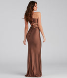 Gisel Formal X-Back Long Dress creates the perfect summer wedding guest dress or cocktail party dresss with stylish details in the latest trends for 2023!