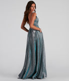 Soleil Formal Open Back Glitter Dress creates the perfect summer wedding guest dress or cocktail party dresss with stylish details in the latest trends for 2023!