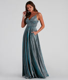 Soleil Formal Open Back Glitter Dress creates the perfect summer wedding guest dress or cocktail party dresss with stylish details in the latest trends for 2023!