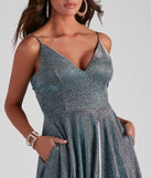 Soleil Formal Open Back Glitter Dress creates the perfect summer wedding guest dress or cocktail party dresss with stylish details in the latest trends for 2023!