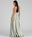 Palmer Formal Glitter Lace Dress creates the perfect summer wedding guest dress or cocktail party dresss with stylish details in the latest trends for 2023!