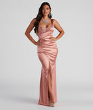 Myla Formal One Shoulder Satin Dress creates the perfect summer wedding guest dress or cocktail party dresss with stylish details in the latest trends for 2023!