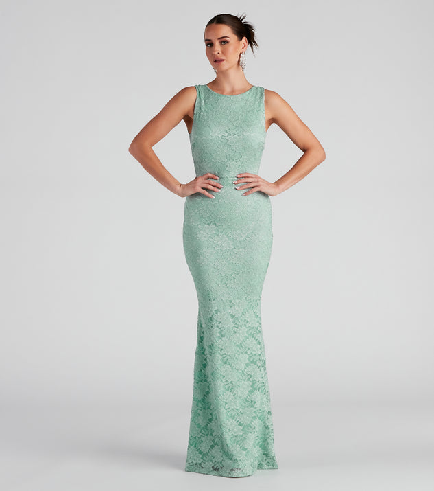 Emery Sleeveless Lace Formal Dress creates the perfect summer wedding guest dress or cocktail party dresss with stylish details in the latest trends for 2023!
