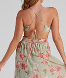 Bailey Floral Chiffon A-Line Dress creates the perfect summer wedding guest dress or cocktail party dresss with stylish details in the latest trends for 2023!