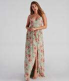 Bailey Floral Chiffon A-Line Dress creates the perfect summer wedding guest dress or cocktail party dresss with stylish details in the latest trends for 2023!