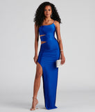 Lydia Asymmetrical Formal Dress creates the perfect summer wedding guest dress or cocktail party dresss with stylish details in the latest trends for 2023!