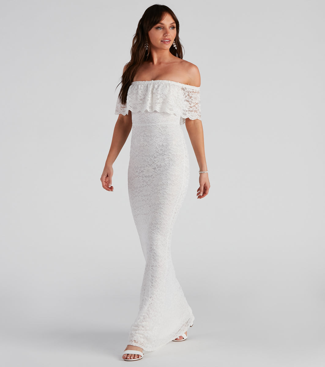 Kourtney Formal Lace Mermaid Dress