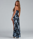 Haylee Sequin Rose Mermaid Formal Dress creates the perfect summer wedding guest dress or cocktail party dresss with stylish details in the latest trends for 2023!