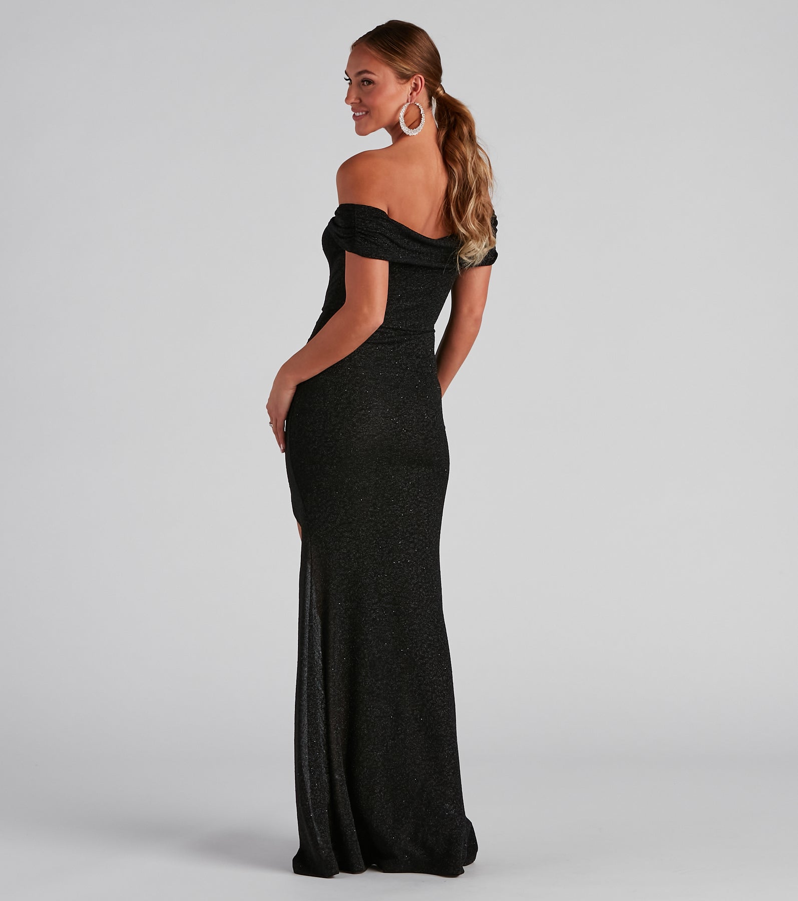 Meryl Formal Glitter Long Dress & Windsor