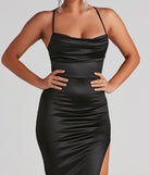 Luna Formal High Slit Dress is the perfect prom dress pick with on-trend details to make the 2024 dance your most memorable event yet!