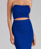 Lolinda Formal Crepe Cutout Long Dress creates the perfect summer wedding guest dress or cocktail party dresss with stylish details in the latest trends for 2023!