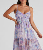 Kris Formal Floral Chiffon Dress creates the perfect summer wedding guest dress or cocktail party dresss with stylish details in the latest trends for 2023!