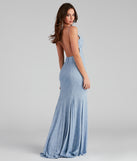 Becky Formal Glitter Open-Back Long Dress creates the perfect summer wedding guest dress or cocktail party dresss with stylish details in the latest trends for 2023!