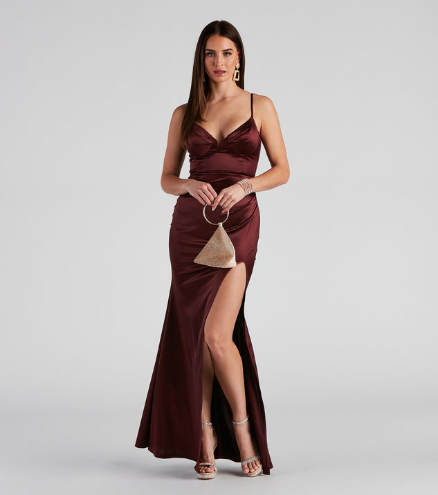 Windsor satin dress sale