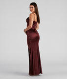 Edith Formal Satin V-Notch Dress creates the perfect summer wedding guest dress or cocktail party dresss with stylish details in the latest trends for 2023!