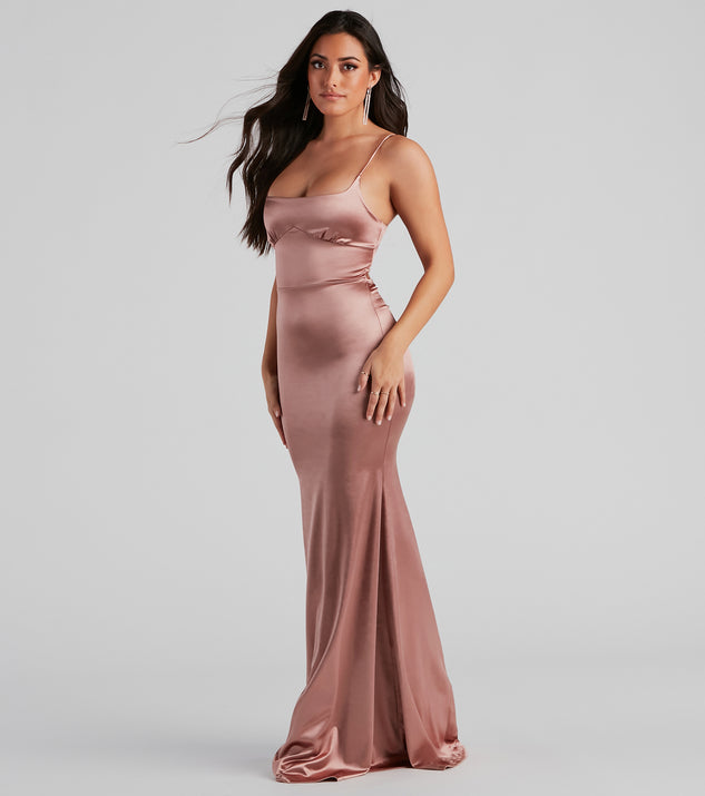 Monica Lace-Up Formal Dress creates the perfect summer wedding guest dress or cocktail party dresss with stylish details in the latest trends for 2023!
