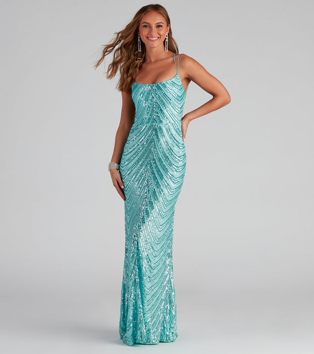 Amara Sequin A-Line Dress | Windsor Amara Sequin A-Line Dress | Windsor