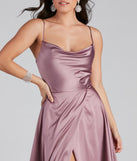 Zoe Satin A-Line Formal Dress creates the perfect summer wedding guest dress or cocktail party dresss with stylish details in the latest trends for 2023!