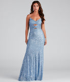 Libbie Formal Sequin Cutout Dress creates the perfect summer wedding guest dress or cocktail party dresss with stylish details in the latest trends for 2023!