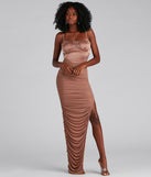 Myka Formal Square Neck Mesh Dress creates the perfect summer wedding guest dress or cocktail party dresss with stylish details in the latest trends for 2023!