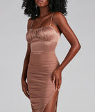 Myka Formal Square Neck Mesh Dress creates the perfect summer wedding guest dress or cocktail party dresss with stylish details in the latest trends for 2023!