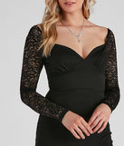 Vivian Long Sleeve Mermaid Dress creates the perfect summer wedding guest dress or cocktail party dresss with stylish details in the latest trends for 2023!