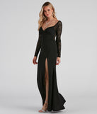 Vivian Long Sleeve Mermaid Dress creates the perfect summer wedding guest dress or cocktail party dresss with stylish details in the latest trends for 2023!