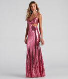 The Athena Formal Cutout Sequin Dress is a gorgeous pick as your 2023 prom dress or formal gown for wedding guest, spring bridesmaid, or army ball attire!