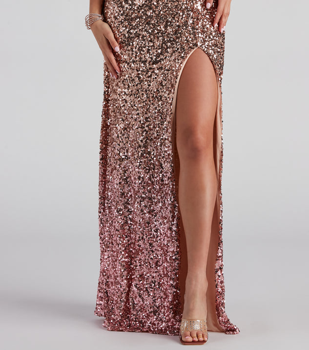 Lauren Formal Sequin Ombre Dress & Windsor
