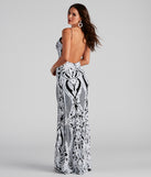 Lilian Formal Sequin Low Back Dress creates the perfect summer wedding guest dress or cocktail party dresss with stylish details in the latest trends for 2023!