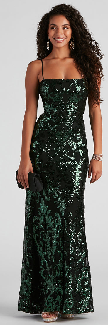 Candice Formal Sequin Tie Dress creates the perfect summer wedding guest dress or cocktail party dresss with stylish details in the latest trends for 2023!