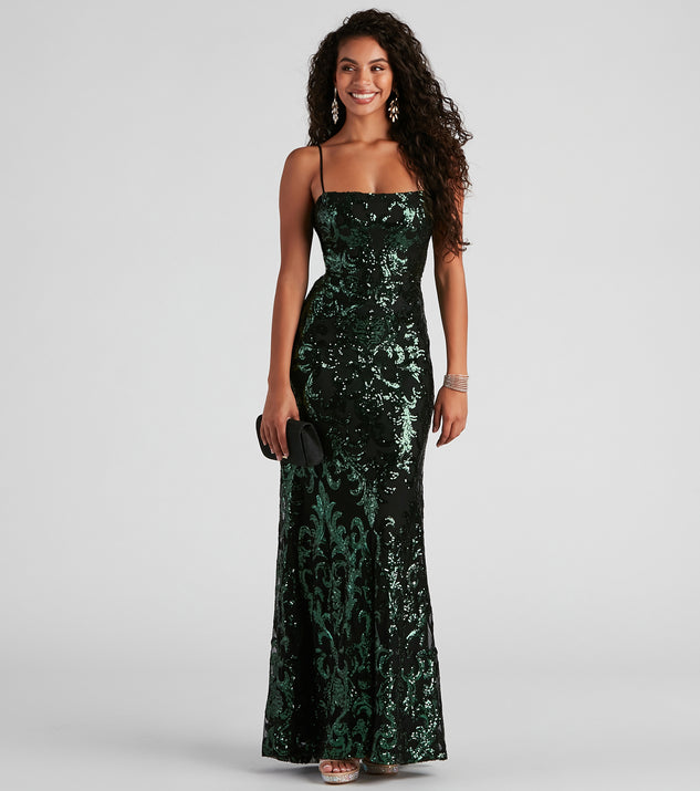 Candice Formal Sequin Tie Dress | Windsor Candice Formal Sequin Tie Dress | Windsor
