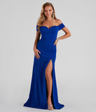 Myra Formal High Slit Dress is a gorgeous pick as your 2024 prom dress or formal gown for wedding guests, spring bridesmaids, or army ball attire!
