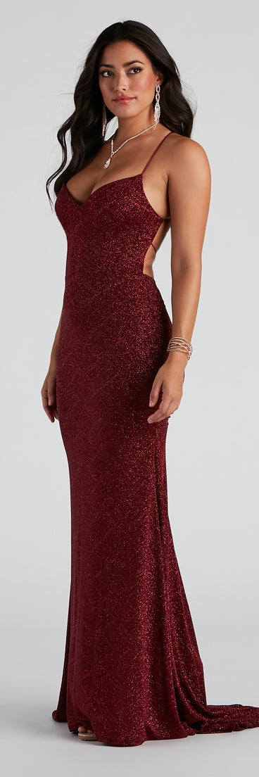 Adah Formal Glitter A-Line Dress creates the perfect summer wedding guest dress or cocktail party dresss with stylish details in the latest trends for 2023!