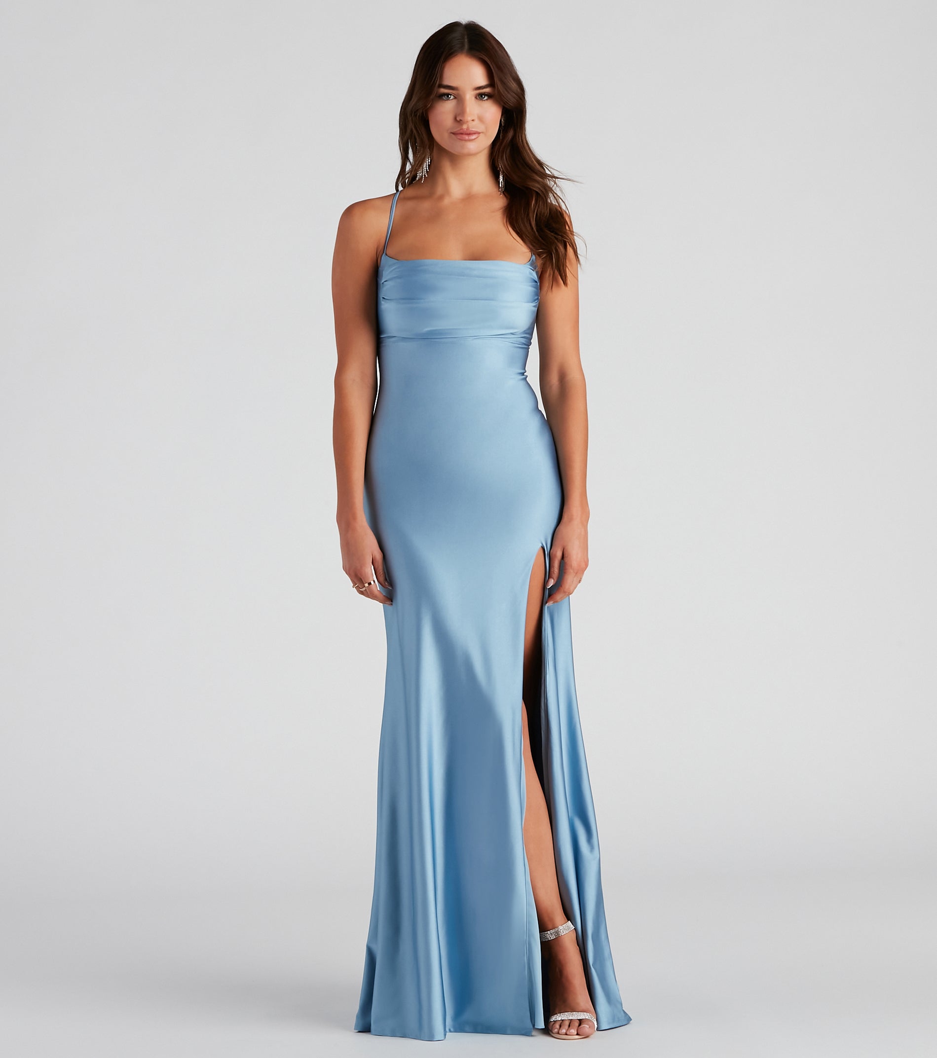 Quincy A-Line High Slit Formal Dress & Windsor