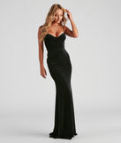 Krissy Formal Glitter Velvet Mermaid Dress creates the perfect summer wedding guest dress or cocktail party dresss with stylish details in the latest trends for 2023!