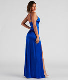 Carmen High-Slit Satin Formal Dress is the perfect prom dress pick with on-trend details to make the 2024 dance your most memorable event yet!
