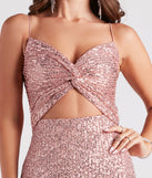 Haven Cutout Sequin Formal Dress is the perfect prom dress pick with on-trend details to make the 2024 dance your most memorable event yet!