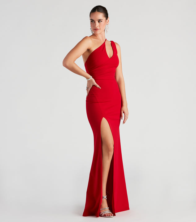 Alaina Asymmetric One-Shoulder Mermaid Dress & Windsor